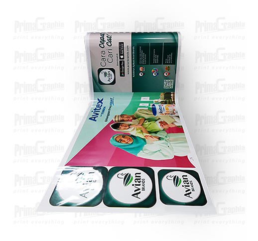 Sticker Vinyl Meteran (Latex Ink)